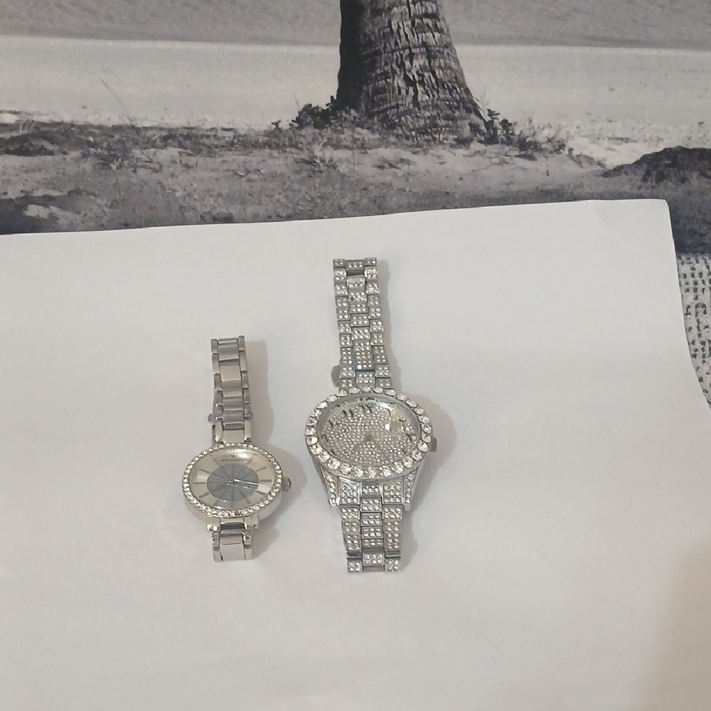 Silver Rhinestone Watches
